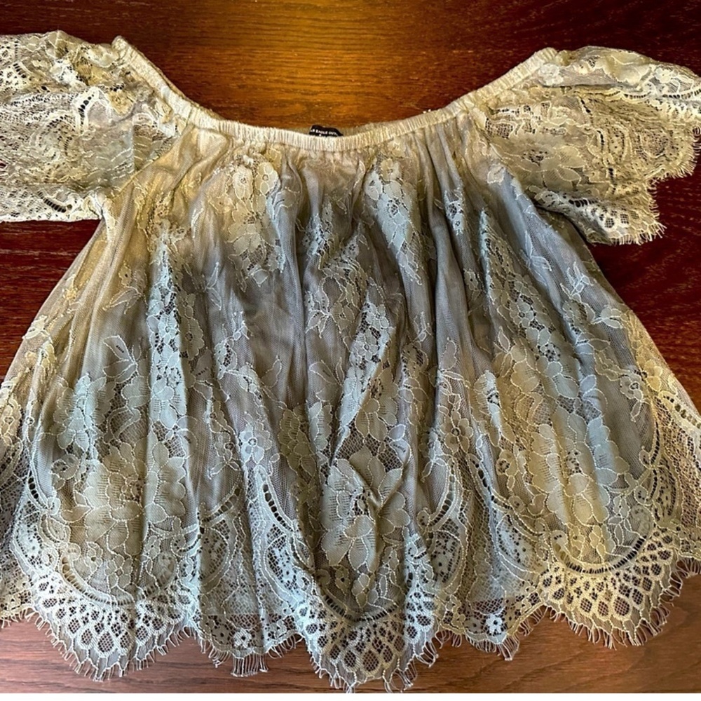 Elegant Lace Dress in Gray